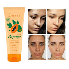 Disaar Papaya Extract Whitening Vitamin E Facial Wash 100g DISAAR