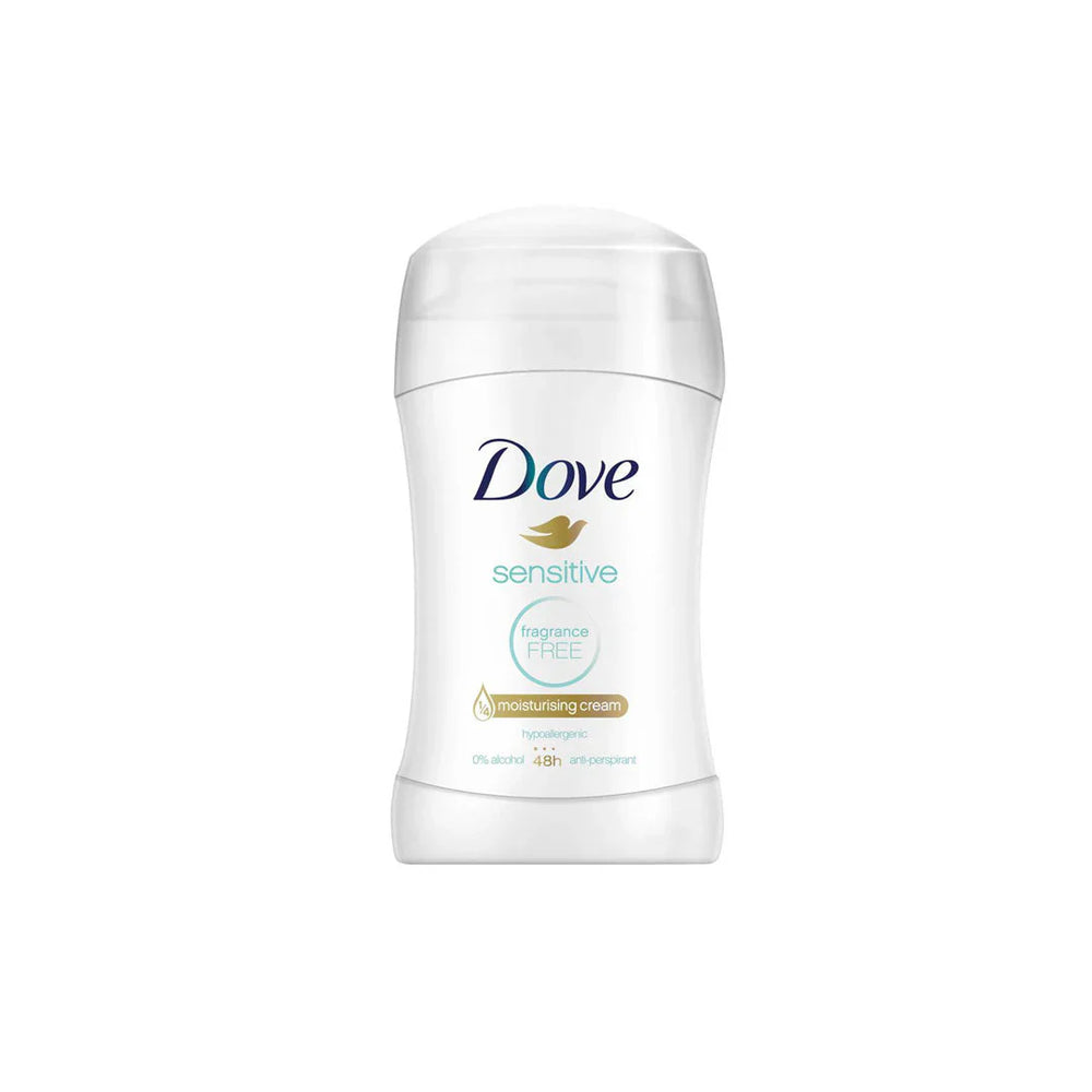 Dove Sensitive Fragrance Free Deo Stick 40g Dove