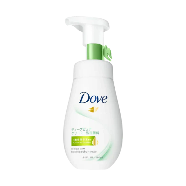 Dove Oil Clear Care Facial Cleansing Mousse 160ml Dove