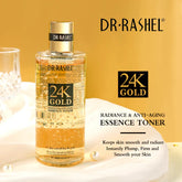 Dr.Rashel 24K Gold Radiance & Anti-Aging Essence Toner - 300ml DR.Rashel