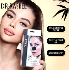 Dr Rashel - Black Charcoal Deep Cleansing Nose Strips - 6 Pcs DR.Rashel