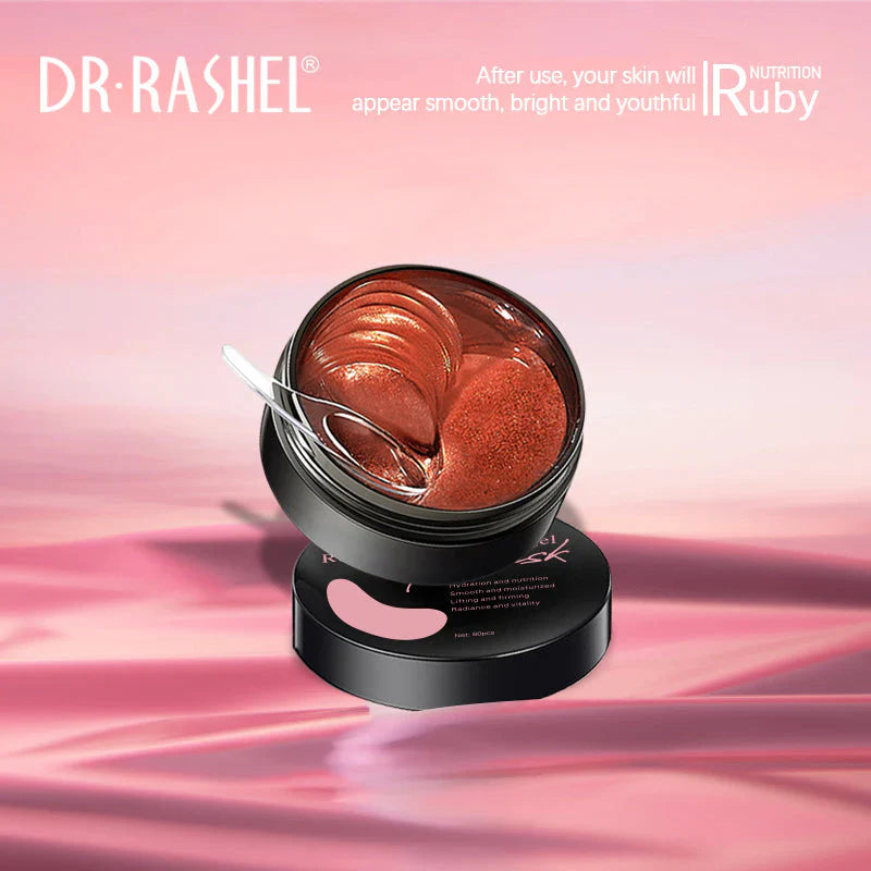 Dr Rashel Ruby Nutrition Hydrogel Eye Mask - 60Pcs DR.Rashel
