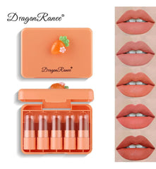 Dragon Ranee Carrot Mini Lipstick 5Pcs Set Dragon Ranee