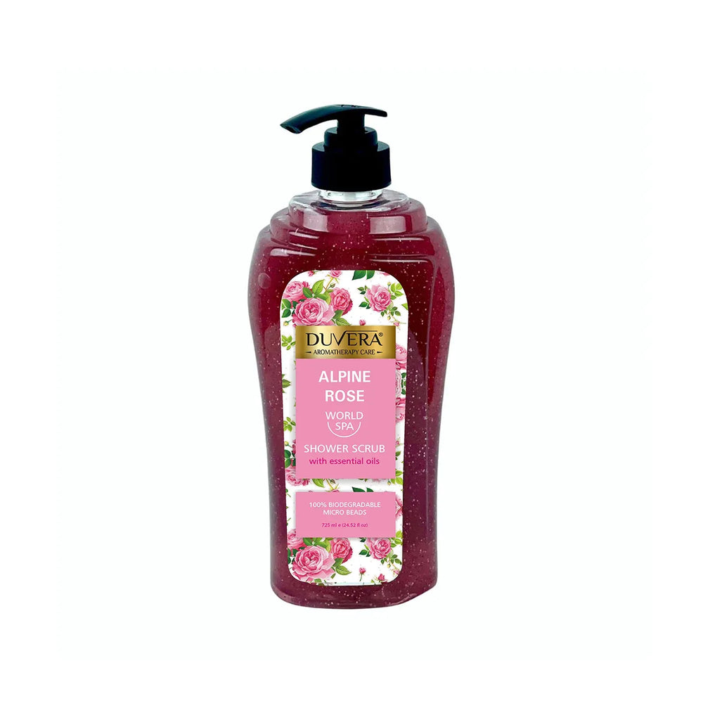 Duvera Shower Scrub French Lavender with Essentials Oils - 725ml Duvera