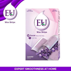 EU Facial Wax Strip Lavender 10 Strips EU