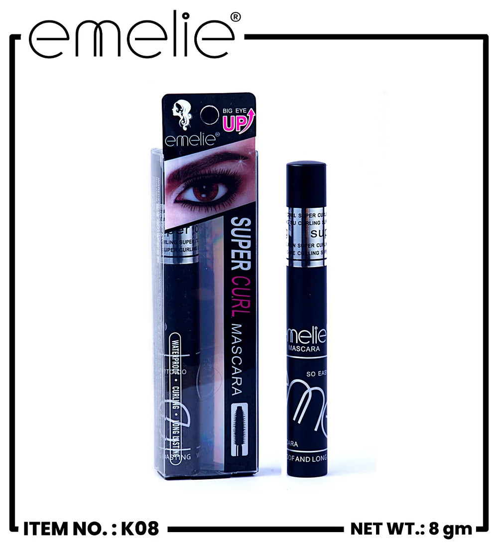 Emelie Volumizing & Lengthening Mascara – Bold Definition, All-Day Wear Emelie