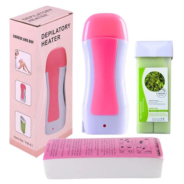 Professional Roll-On Wax Heater Kit for Hair Removal Cosmia