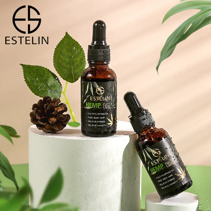 Estelin Multi purpose Face Body & Hair Hemp Oil - 30ml Estelin