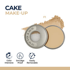 Kryolan Cake Makeup Wet and Dry Foundation and Face Powder Kryolan