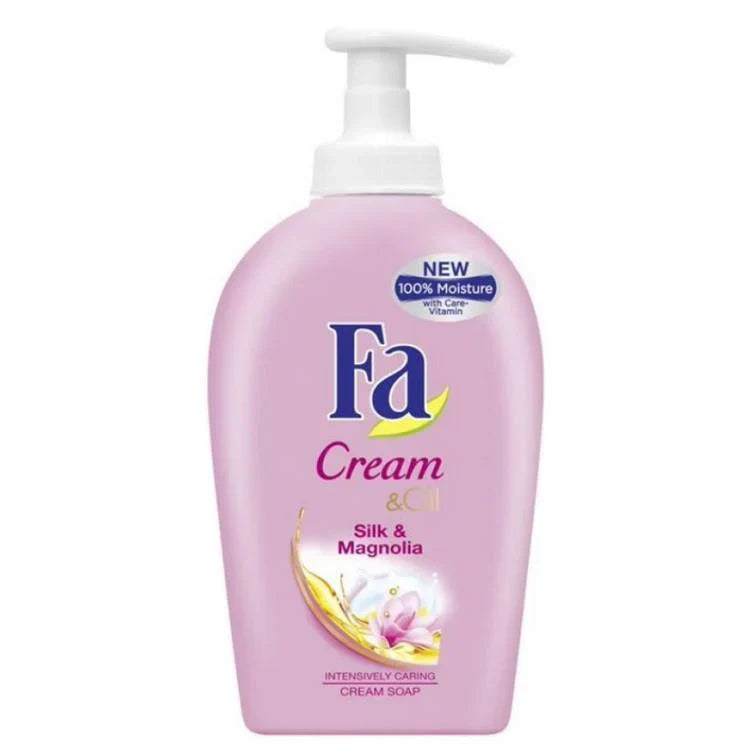 FA Cream & Oil Silk & Magnolia Liquid Cream Soap 250ml Fa