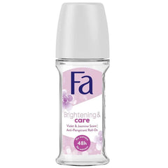 FA Roll on Anti-Perspirant Brightening and Care Violet & Jasmine Scent FA