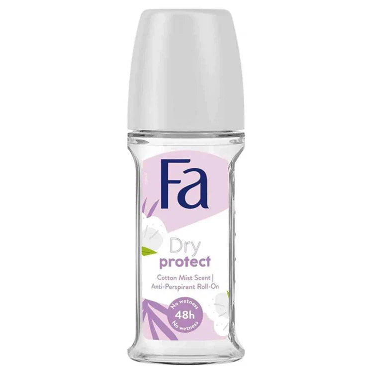 FA Roll on Anti-Perspirant Dry Protect Cotton Mist Scent FA