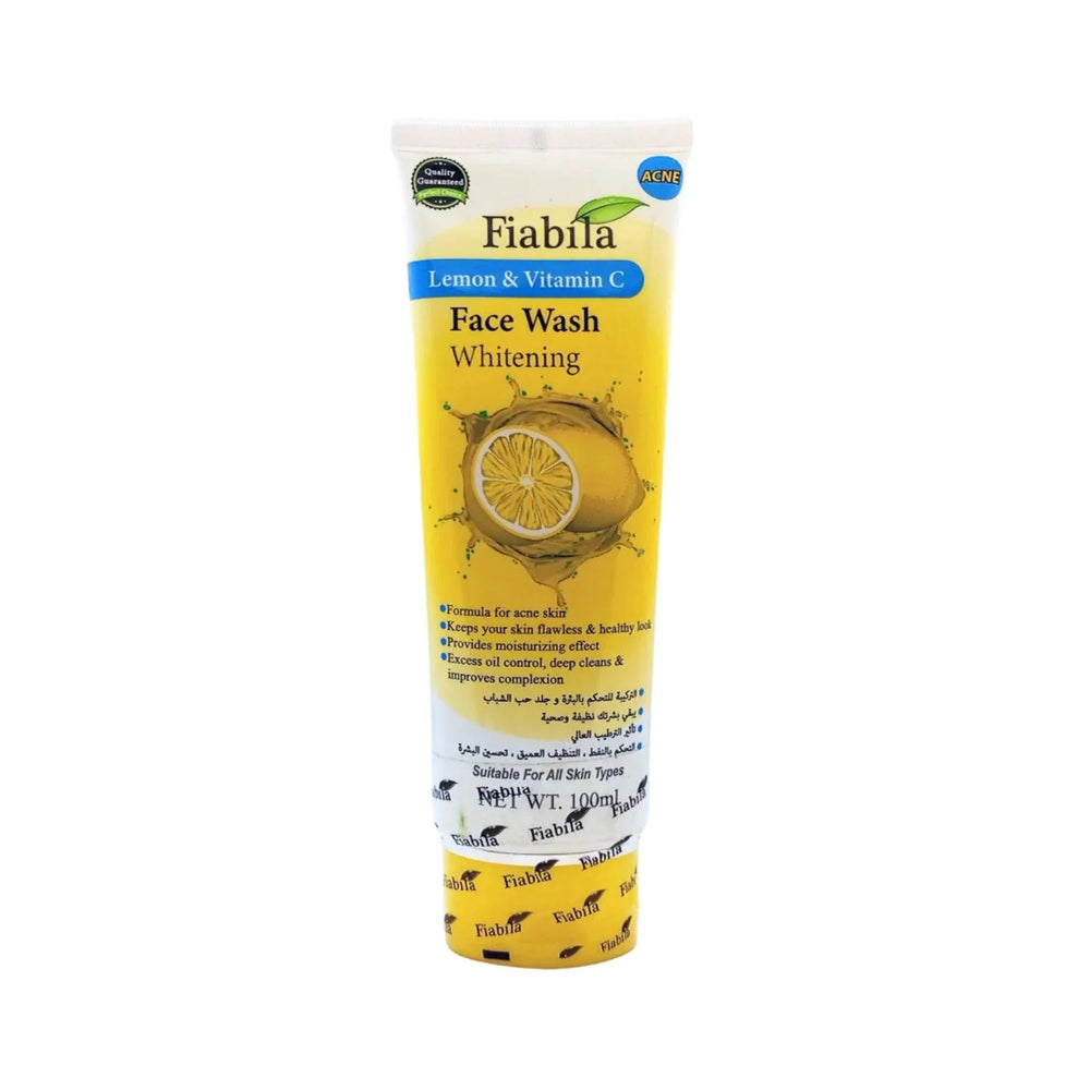 Fiabila Lemon & Vitamin C Face Wash Whitening, 100ml Fiabila