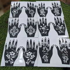 Full Hand Sticker Mehndi Child Hand Size Cosmia.pk