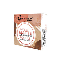 Glamorous Face Invisible Matte Long Lasting Double Compact Powder Glamorous Face