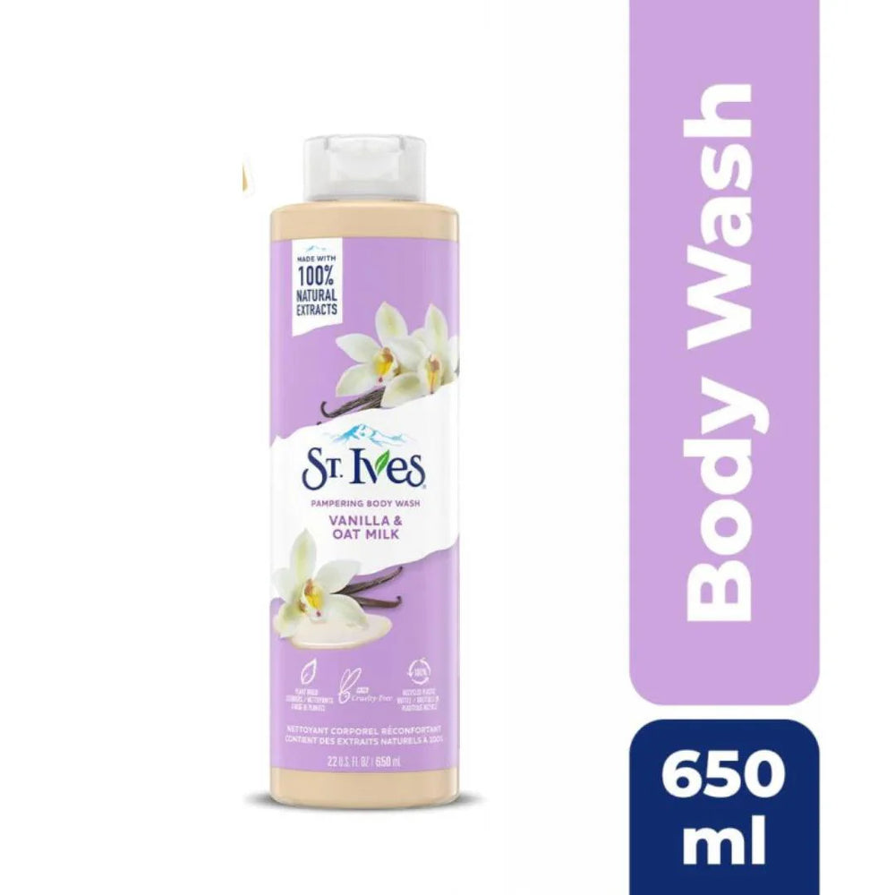 St. Ives Body Wash Vanilla & Oat Milk – 650ml St. Ives