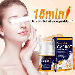 GUANJING Remove Black Head Shrink Pores Clean Skin Carrot Bubble Clay Guanjing