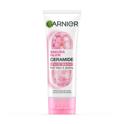 Garnier Sakura Glow Ceramide Face Wash - 100ml Garnier
