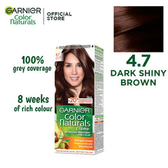 Garnier - Color Naturals Hair Colors - 4.7 Dark Shiny Brown Garnier
