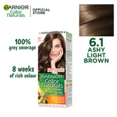 Garnier - Color Naturals Hair Colors - 6.1 Ashy Light Brown Garnier