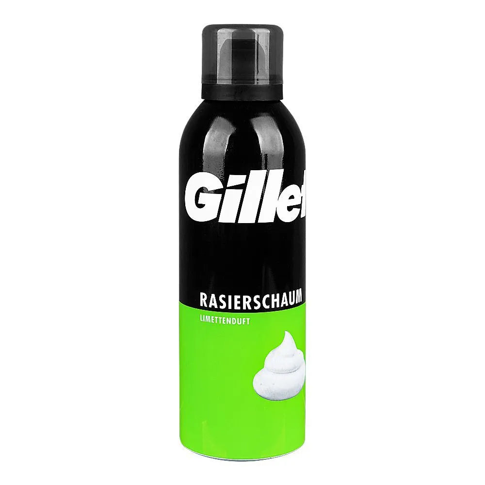 Gillette Lime Scent Shaving Foam, 200ml Gillette