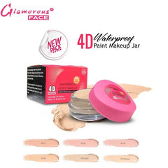 Glamorous Face Waterproof 4D Jar Base Foundation - GF Ivory Glamorous Face
