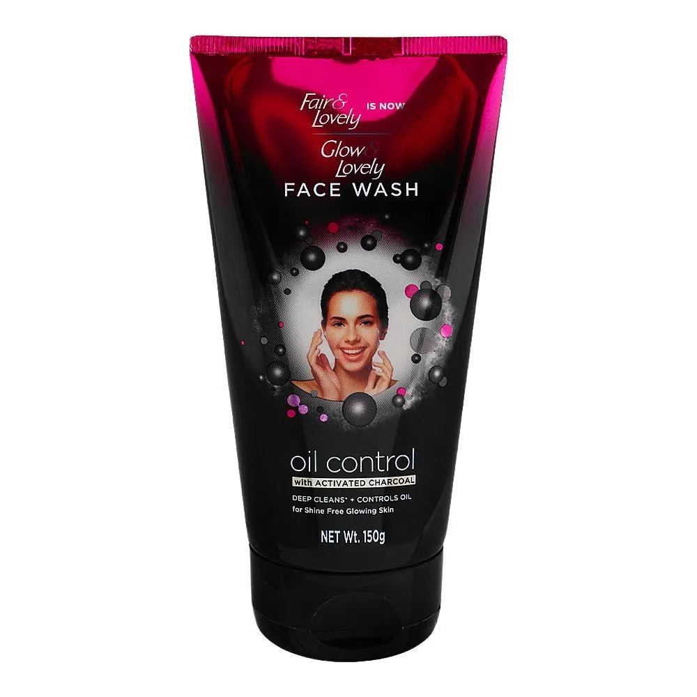 Glow & Lovely Oil Control Face Wash with Activated Charcoal - 150g Glow & Lovely