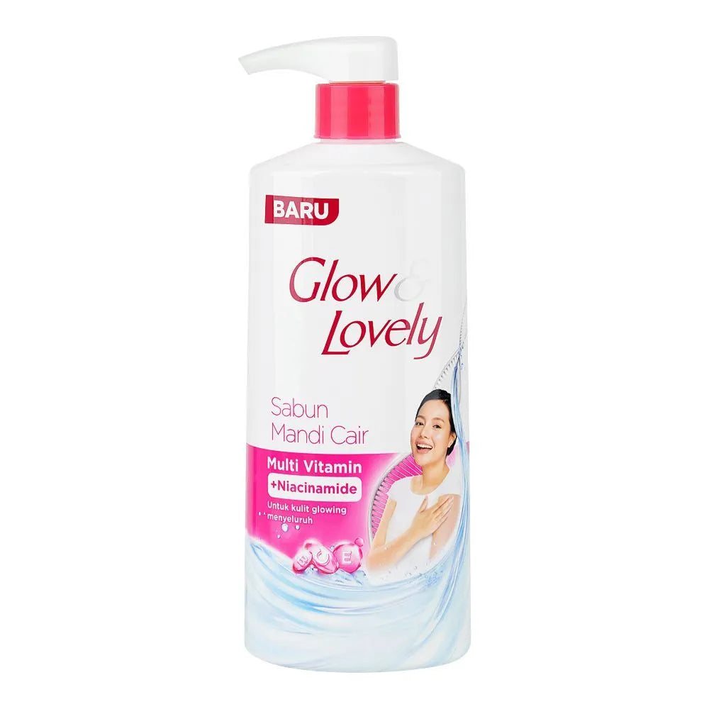 Glow & Lovely Multi Vitamin+Niacinamide Liquid Bath Soap, 550ml Glow & Lovely