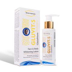 Asra derm Gluvit-s Face & Body Whitening Lotion 100ml Asra derm