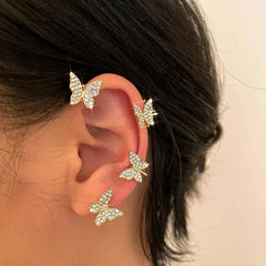 Korean Butterfly Ear Cuffs Cosmia.pk