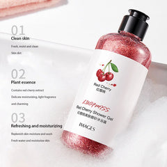 IMAGES Red Cherry Fruit Shower Gel - 300ml Images