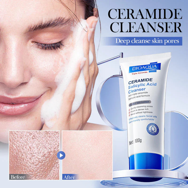 BIOAQUA Ceramide Salicylic Acid Facial Cleanser - 100ml Bioaqua