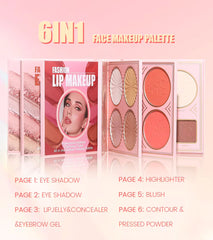 IGOODCO 6-in-1 professional makeup palette IGOODCO