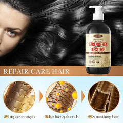 SADOER Black Castor Oil Strengthen Shampoo - 500ml Sadoer