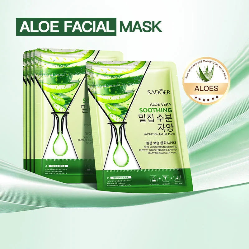 Sadoer Aloe Vera Moisturizing and Soothing Facial Mask Sadoer