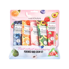 Meidian Fruit Extract Moisturizing Perfumed Hand Cream Set - Pack of 5 Meidian