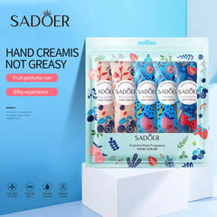 SADOER Fruit & Plant Extract Moisturizing Hand Cream set Sadoer