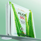 BIOAQUA 99% Aloe Vera Hydrating Soothing Mask - Multi-Effect Facial Mask - 25g Bioaqua