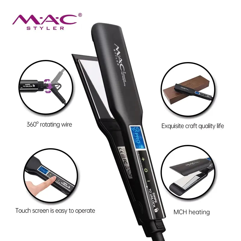 Mac Styler Digital Touch Screen 450f High Temperature Hair MAC Styler