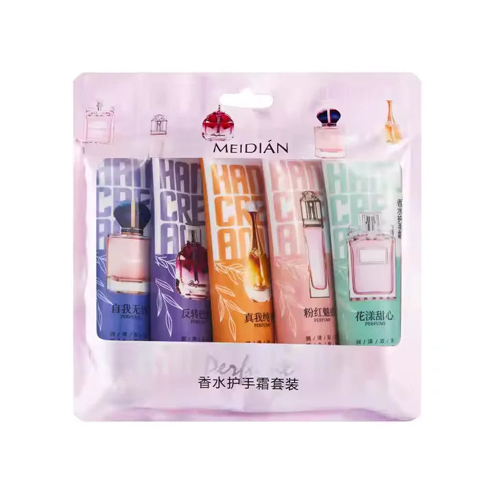 Meidian Perfume Hand Cream Set (Pack of 5) Meidian