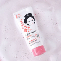 Guanjing Kojic Acid Sakura Facial Wash - 100g Guanjing