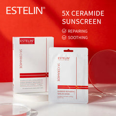 ESTELIN Skin Care 5X Ceramide Barrier Repair Serum Sheet Mask Estelin