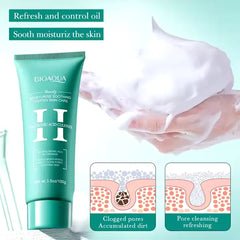 BIOAQUA Hyaluronic Acid Deep Cleaning Acne Oil Control Facial Cleanser - 100g Bioaqua