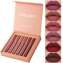 Handaiyan 6-Piece Matte Liquid Lipstick Multicolour Handaiyan