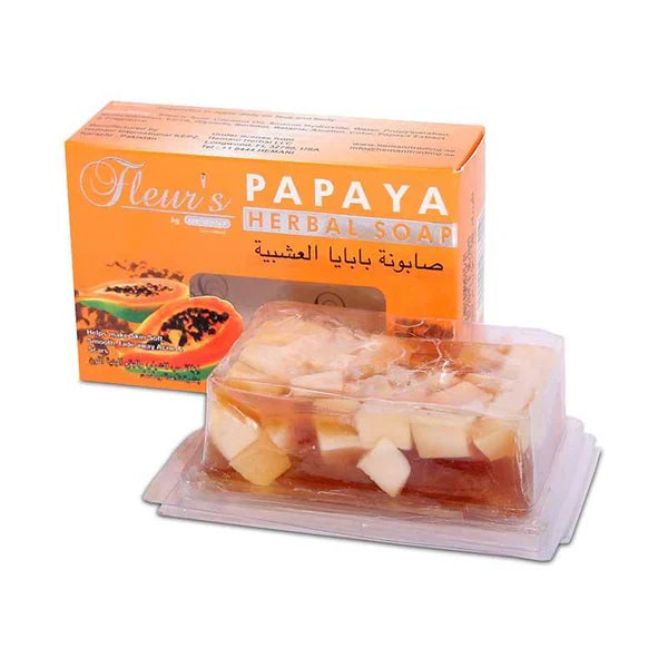 HEMANI HERBAL - Fleur's Papaya Soap - 100gm Hemani Herbal