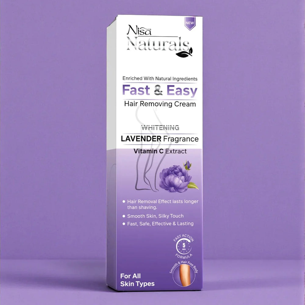 Nisa Naturals Hair Removal Cream - Lavender Nisa Naturals