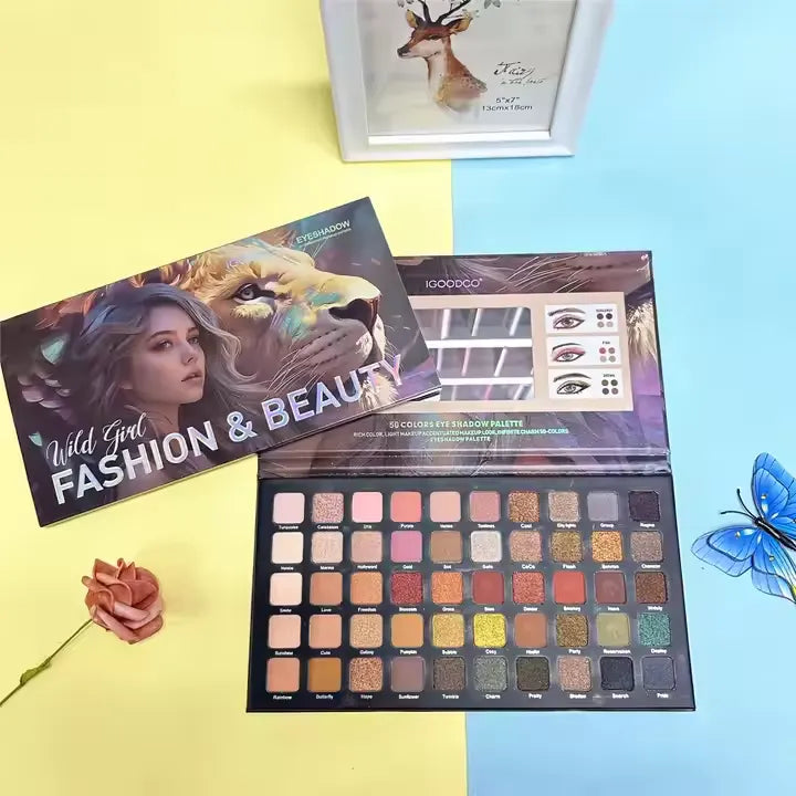 IGOODCO Wild Girl Fashion & Beauty Eyeshadow Palette – 50 Color Eyeshadow Palette Igoodco
