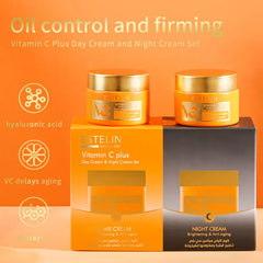 ESTELIN Vitamin C Plus Day And Night Cream - 50ml Each Estelin
