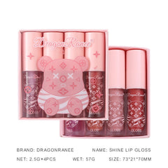 Dragon Ranee Shine Water Lip Gloss - 4 Pcs Dragon Ranee