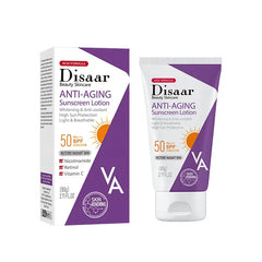 Disaar Anti-Aging Sunscreen Lotion SPF 50 UV Protection – 80g DISAAR